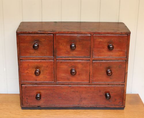 Rustic Victorian Collectors Drawers