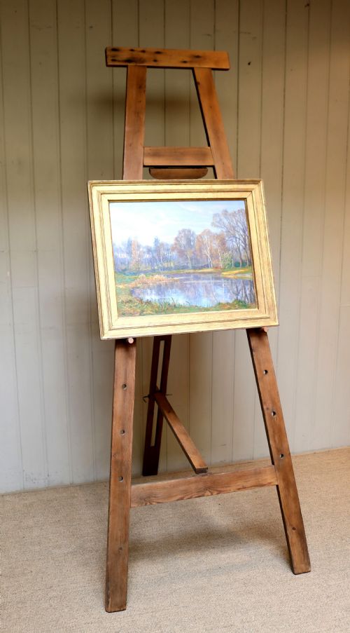 fig 1. Large Pine Artists Easel