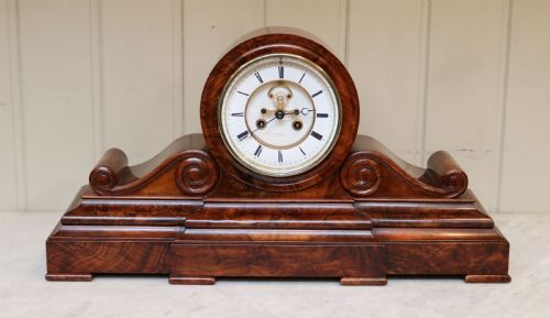 fig 1. Victorian Drumhead Mantel Clock (France, c. 1860)