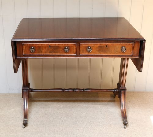 Mahogany Drop Leaf Sofa Table