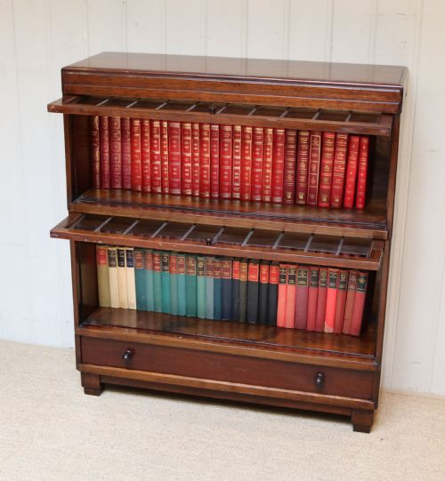 fig 1. Mahogany Stacking Bookcase