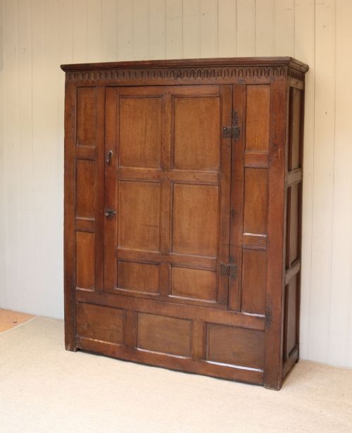 fig 1. Period Oak Hall Cupboard