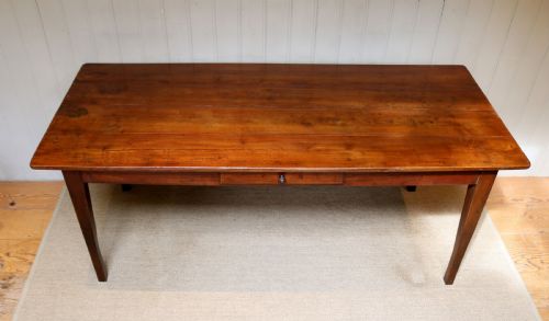 fig 1. French Cherry Wood Farmhouse Table