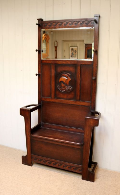 fig 1. Oak Hall Stand