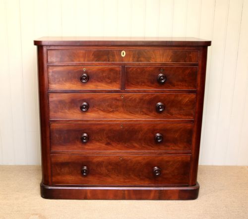fig 1. Large Mahogany Chest Of Drawers