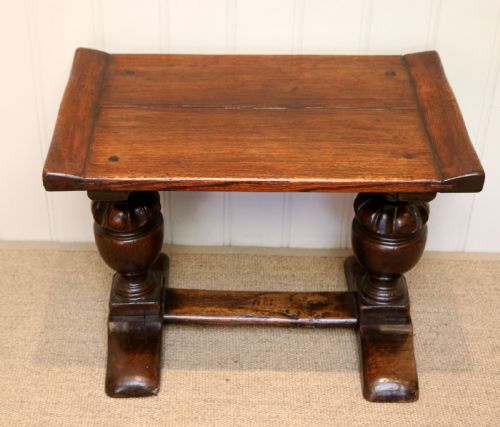 1920s Solid Oak Low Table