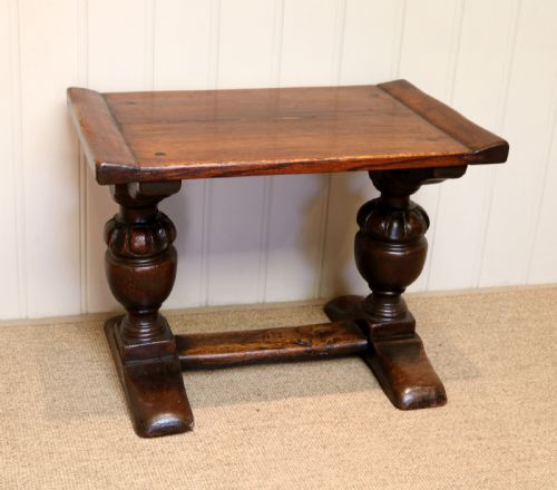 fig 1. 1920s Solid Oak Low Table
