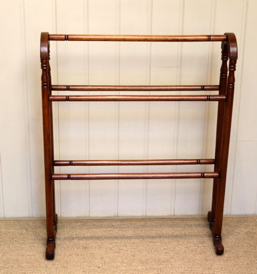 Victorian Mahogany Towel Rail