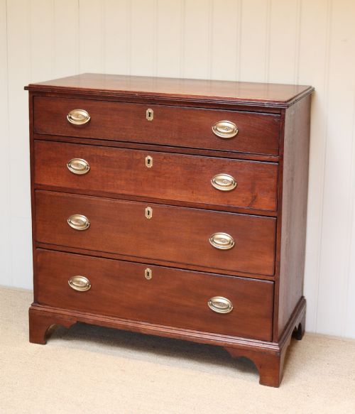 fig 1. Early Victorian Oak Chest Of Drawers