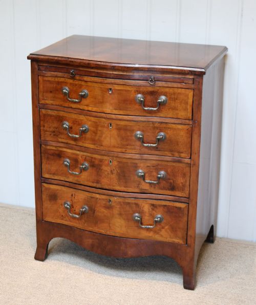 fig 1. Small Proportioned Walnut Chest Of Drawers