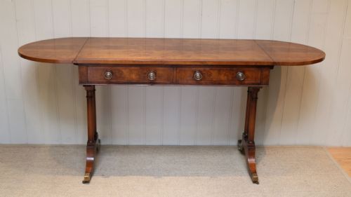 fig 1. Figured Yew Wood Sofa Table