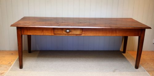 French Cherry Wood Farmhouse Table