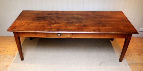 fig 1. French Cherry Wood Farmhouse Table
