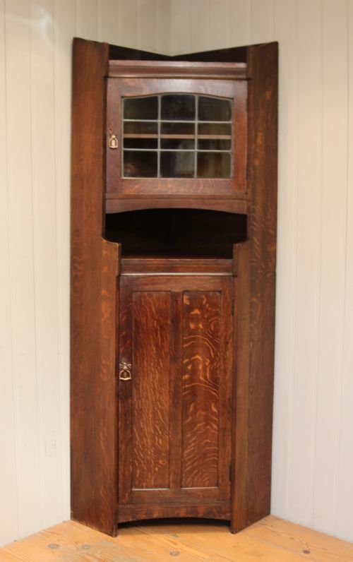 Arts and Crafts Corner Cabinet
