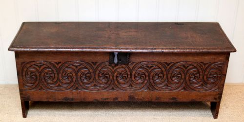 Early 18th Century Oak Coffer