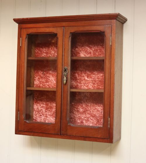 fig 1. Mahogany Wall Cabinet