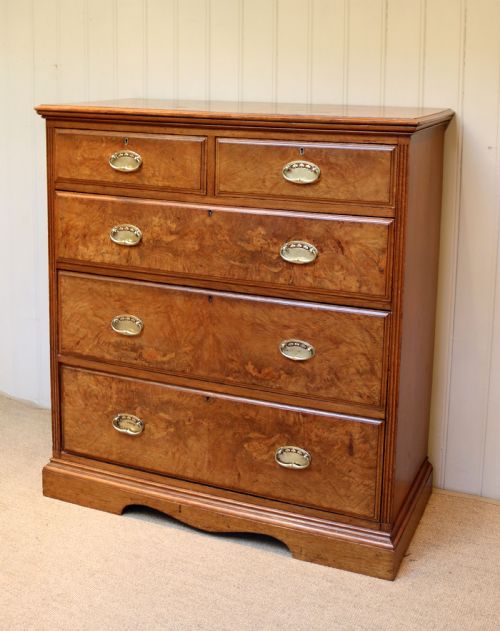 fig 1. Substantial Pollard Oak Chest Of Drawers