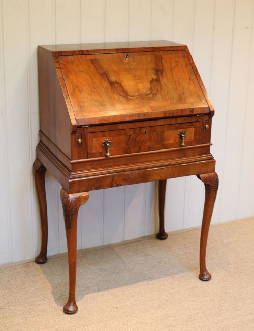 Queen Anne Style Walnut Ladies Bureau