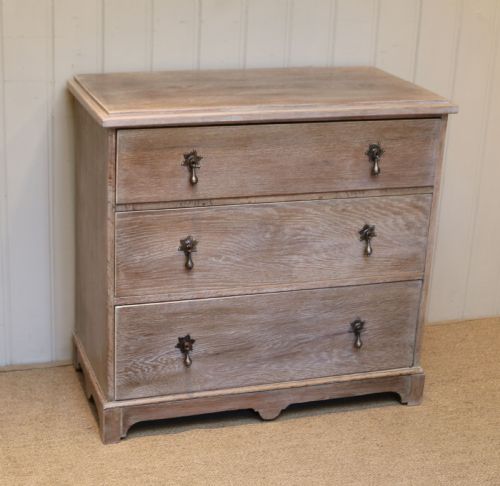 fig 1. Limed Oak Chest Of Drawers