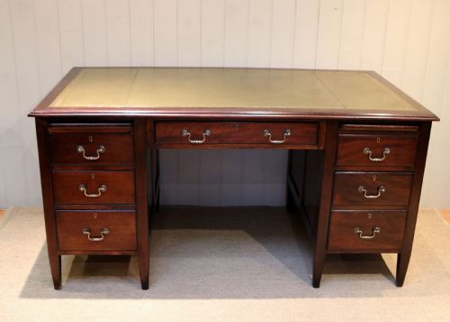 fig 1. Large Mahogany Desk