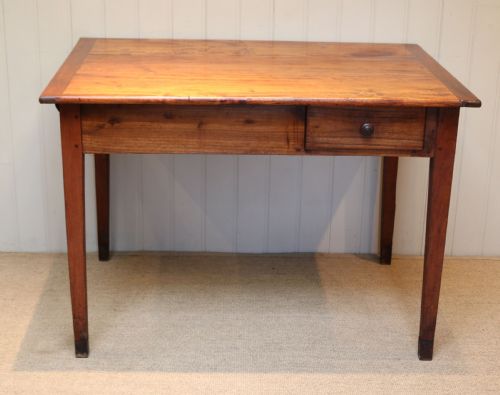 French Cherry Wood Kitchen Table