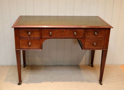 Mahogany Kneehole Writing Desk
