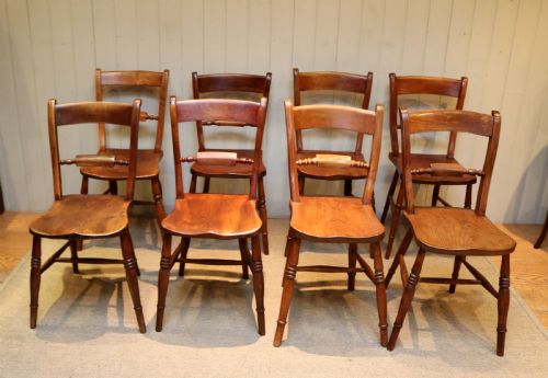 Matched Set of Eight Windsor Chairs