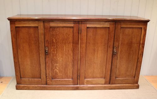 Substantial Oak Four Door Sideboard