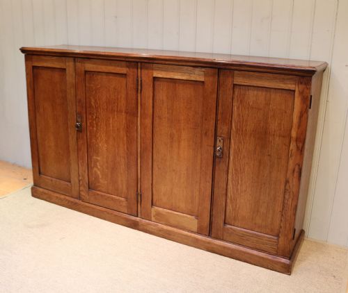 fig 1. Substantial Oak Four Door Sideboard
