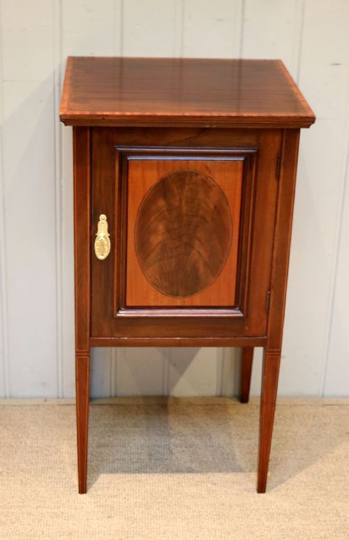 Single Mahogany Bedside Cabinet