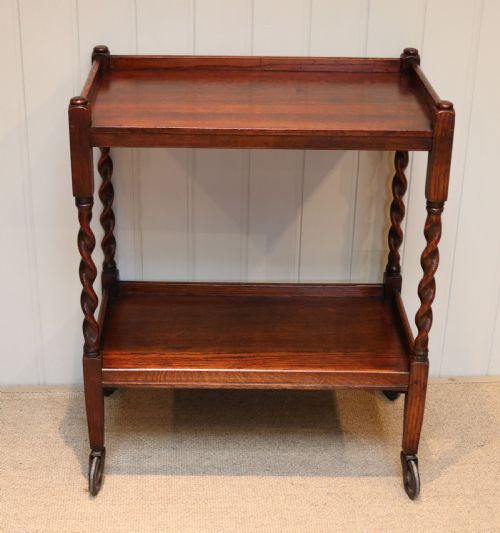 Oak Tea Trolly