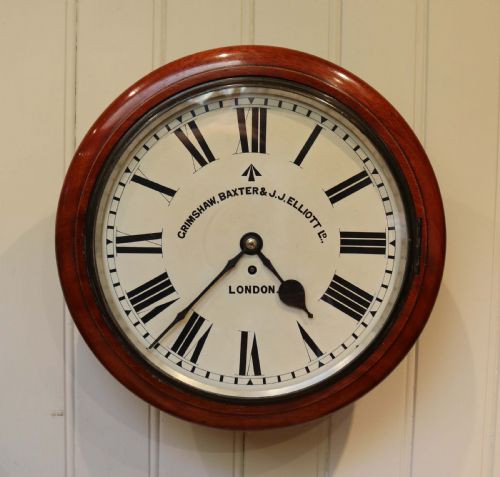 Large 14 Inch Military Dial Clock