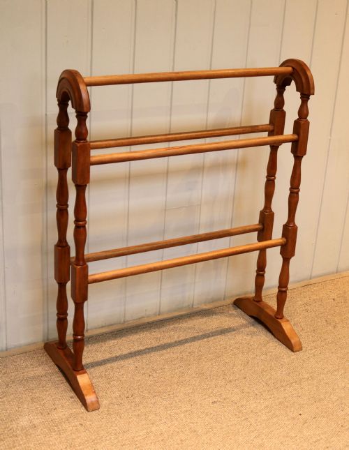 Edwardian Pine Towel Rail