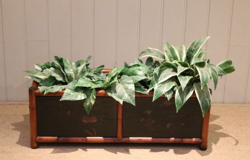 Late 19th Century Bamboo Framed Planter