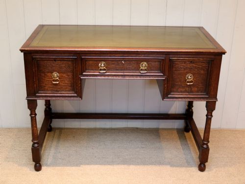 Solid Oak Writing Desk