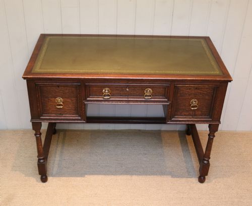 fig 1. Solid Oak Writing Desk