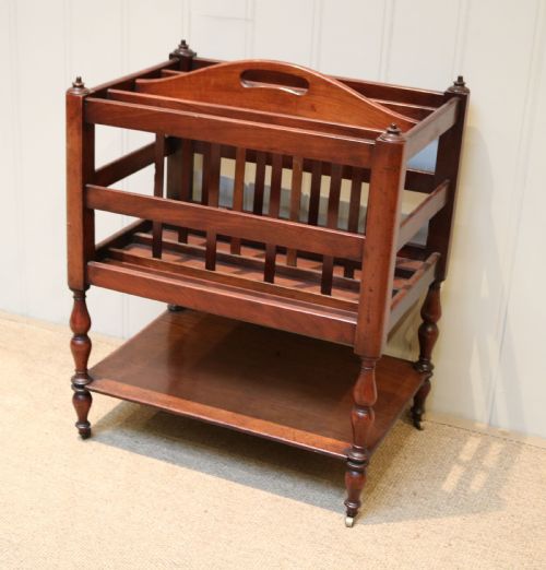fig 1. Victorian Mahogany Canterbury
