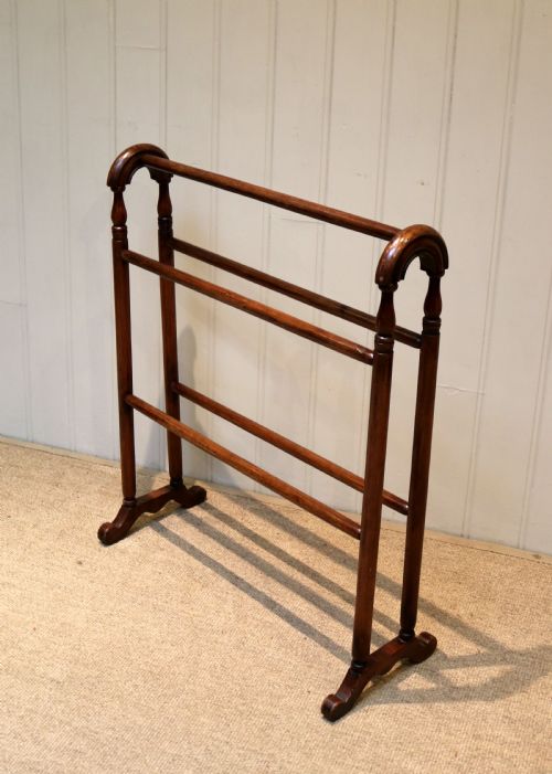 Victorian Mahogany Towel Rail