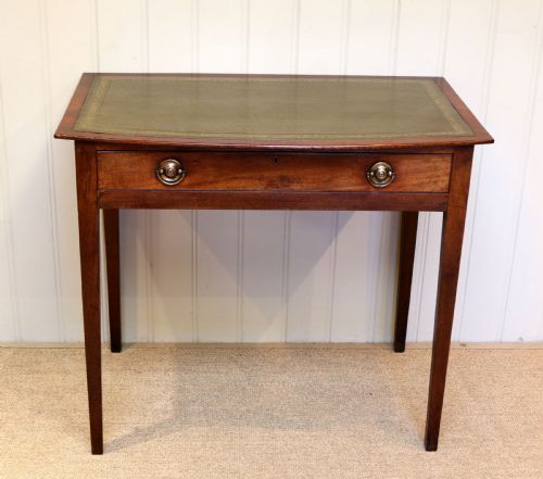 Early 19th Century Mahogany Bow Front Writing Desk
