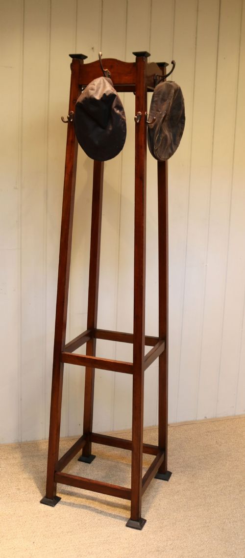 fig 1. French Oak Coat And Hat Stand