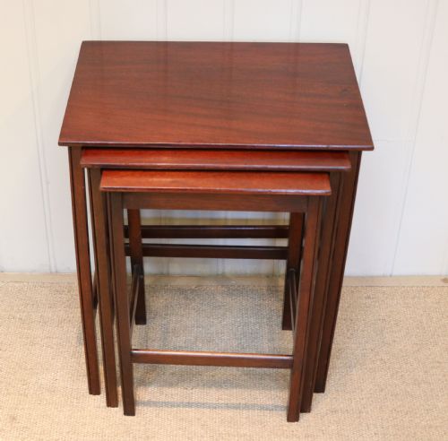 Mahogany Nest of  3 Tables