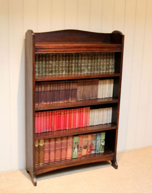 Heals Dark Oak Open Bookcase