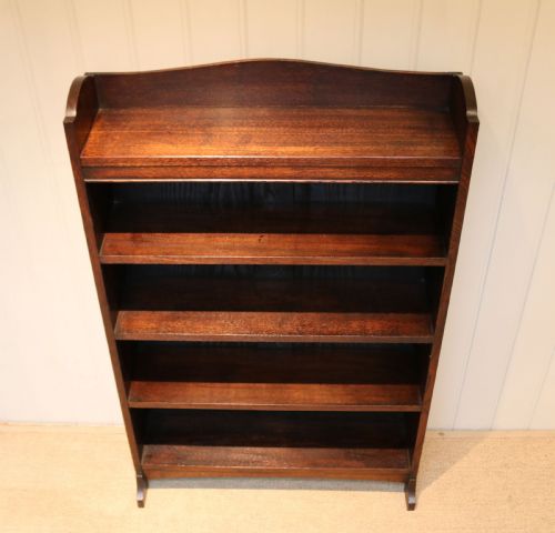 fig 1. Heals Dark Oak Open Bookcase