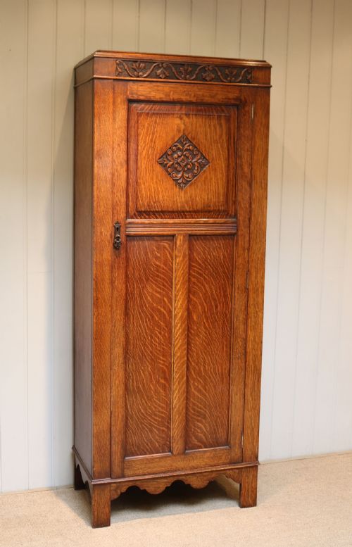 Solid Oak Hall Cupboard