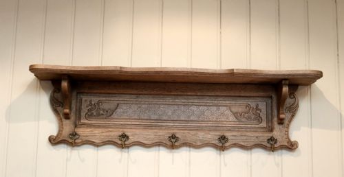 French Light Oak Shelf