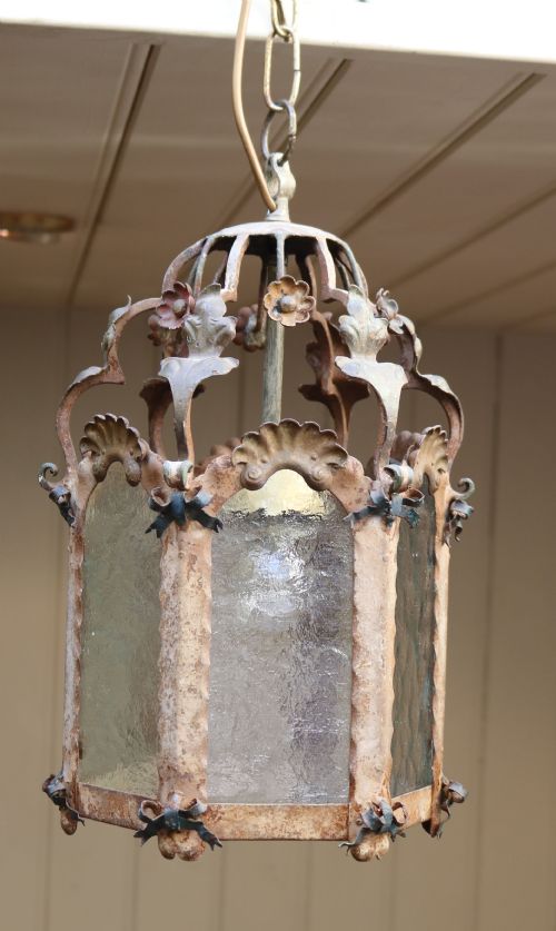French Gilt Hall Lantern