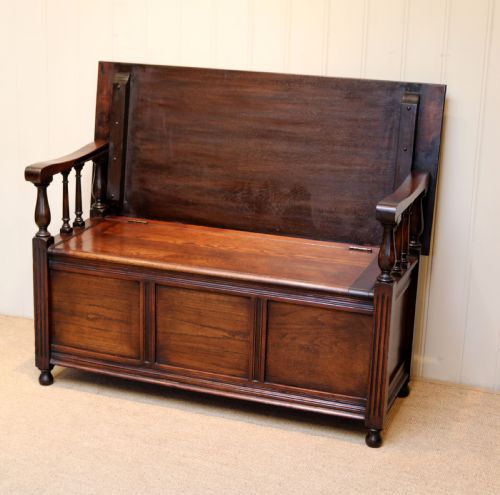 fig 1. Oak Monks Bench