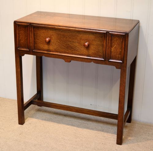 fig 1. Oak Side Table