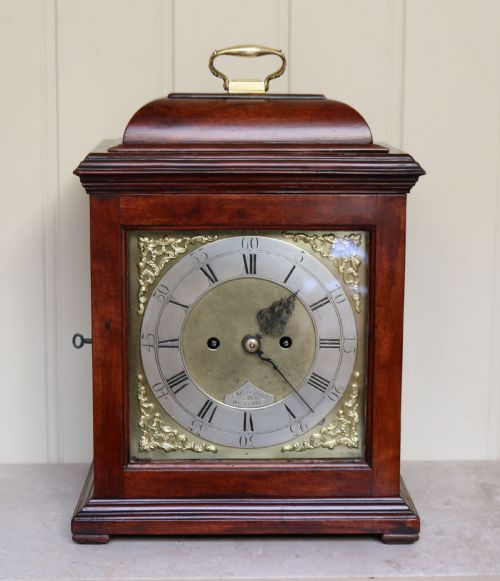 Scottish Mahogany Bracket Clock