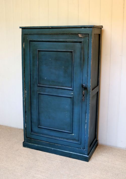 fig 1. Small Proportioned French Painted Pine Cupboard